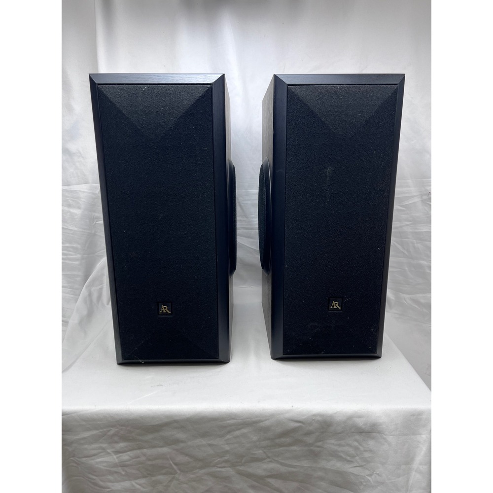 Acoustic Research 308 HO Bookshelf Hi-Fi Audio Black 3-Way Speakers